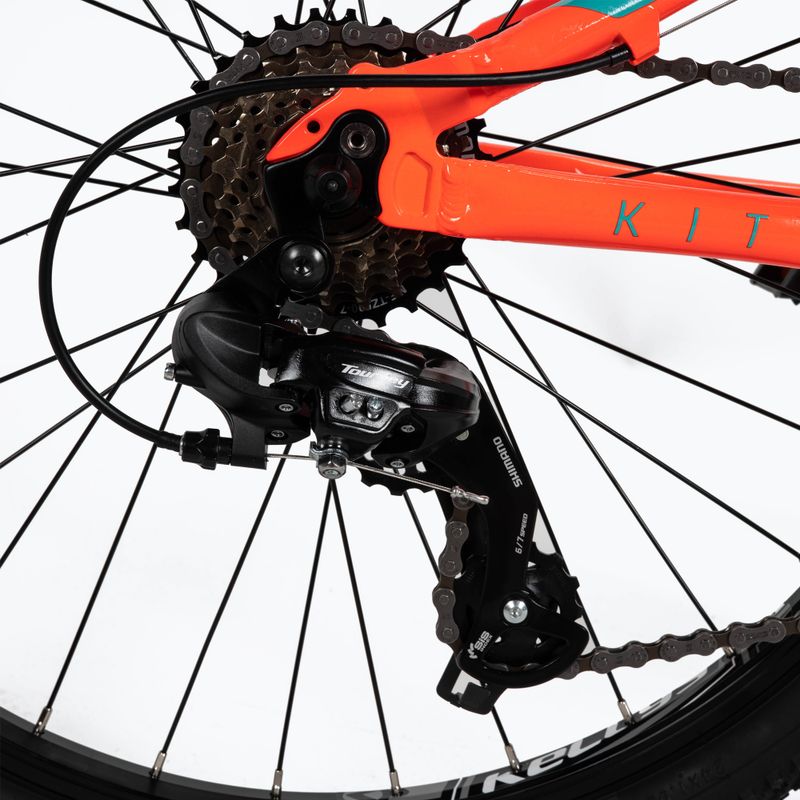 Дитячий велосипед Kellys Kiter 30 24 "неоновий помаранчевий 3