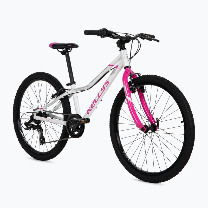 Дитячий велосипед Kellys Kiter 30 24" білий 2