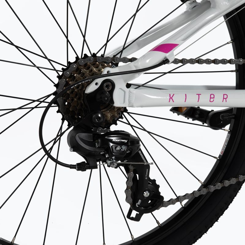 Дитячий велосипед Kellys Kiter 30 24" білий 3