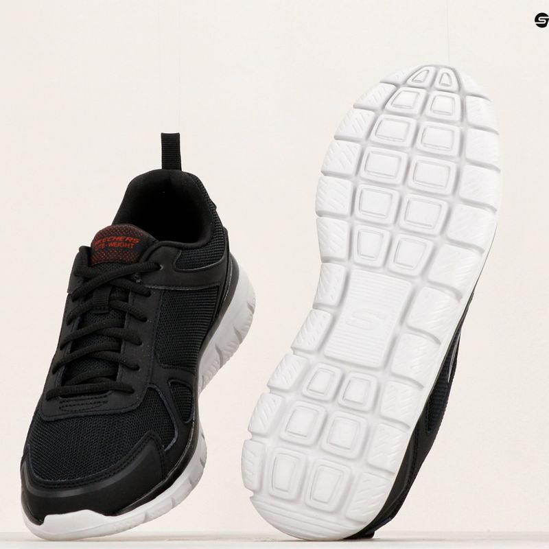 Кросівки тренувальні чоловічі SKECHERS Track Scrolic black/red 18