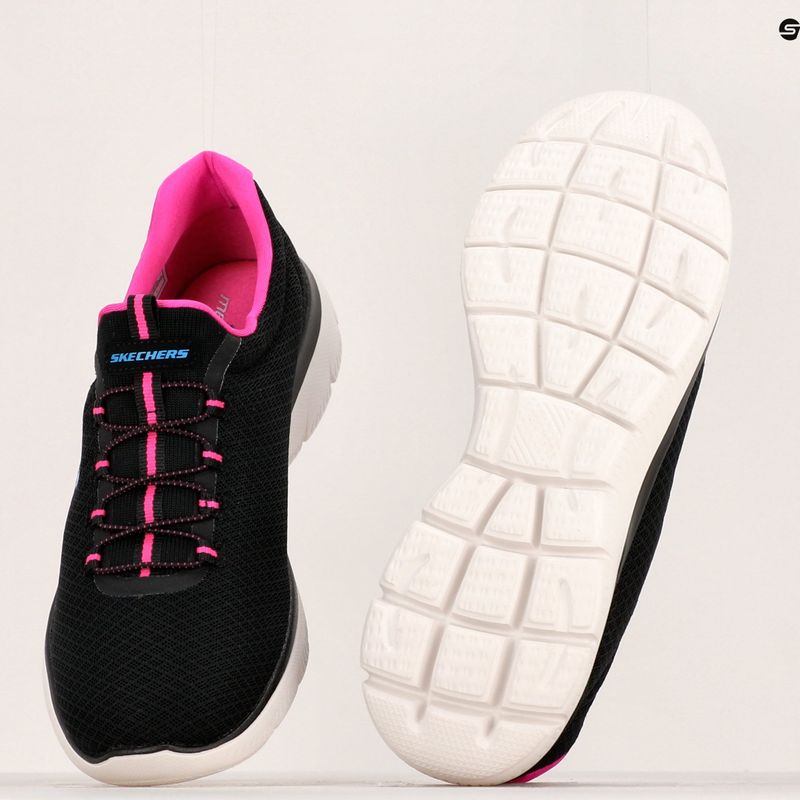 Кросівки тренувальні жіночі SKECHERS Summits black/hot pink 14