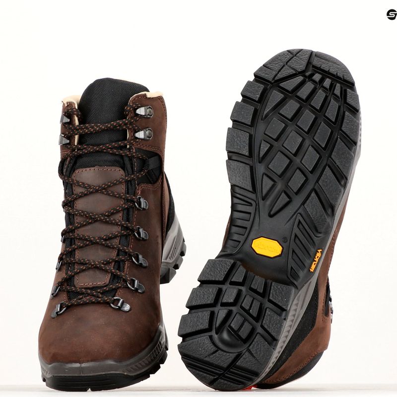 Взуття трекінгове чоловіче Alpina Prima Mid dark brown 15