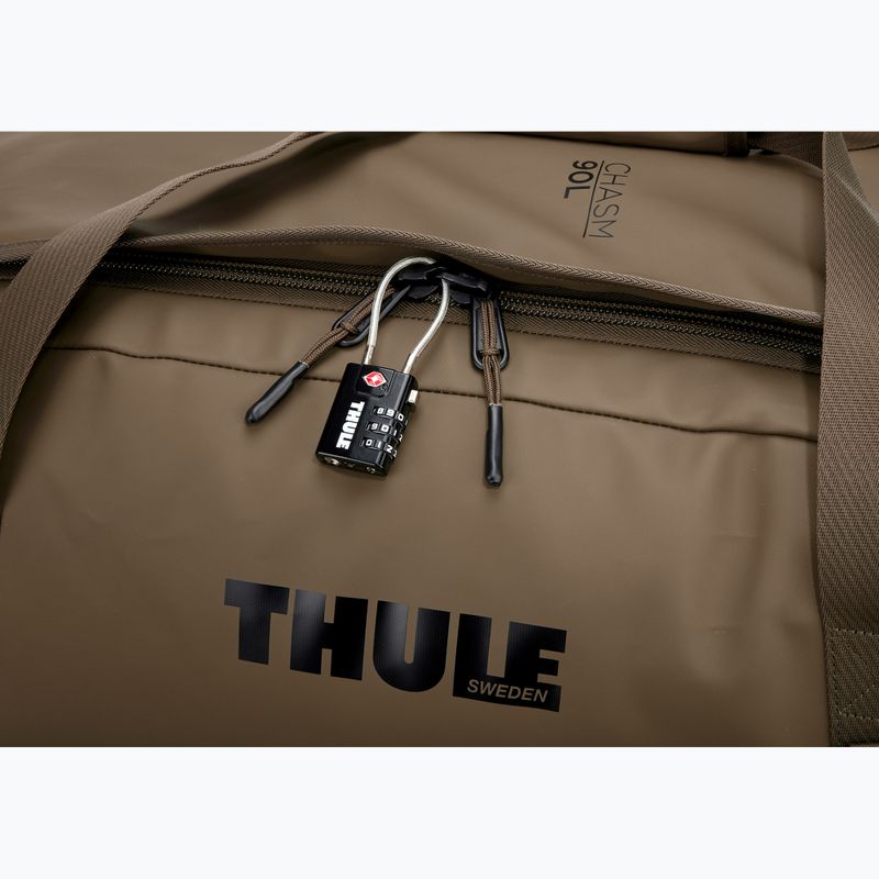 Сумка дорожня Thule Chasm Duffel 90 l deep khaki 8