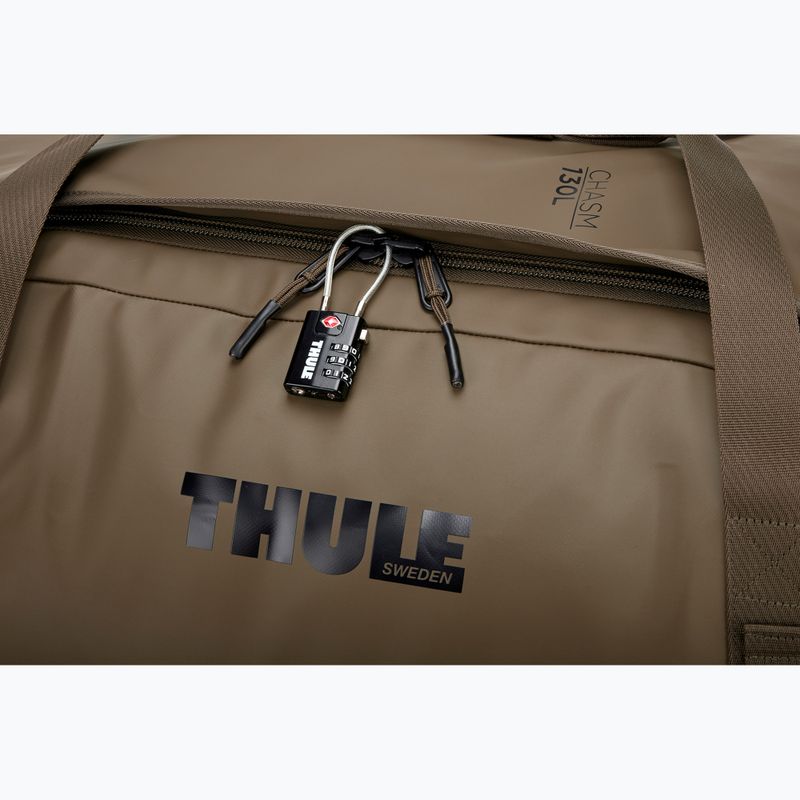 Сумка дорожня Thule Chasm Duffel 130 l deep khaki 11