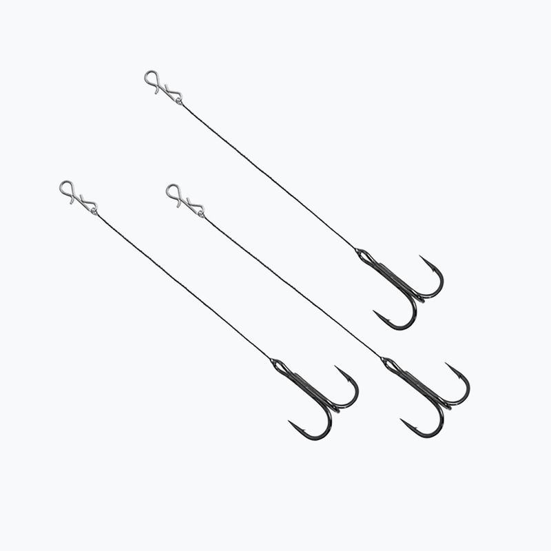 Вольфрамовий лідер Delphin Bomb Twisto Rigs 3 шт. чорний 669004008 2