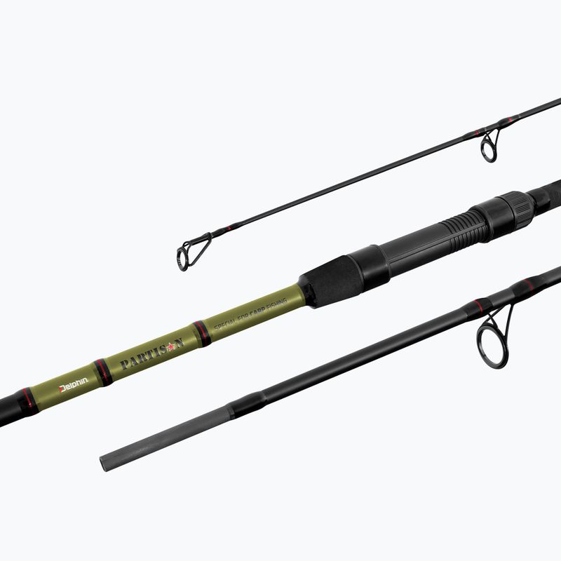 Вудка Delphin Partisan Carp 3 sec чорна 101001405 5