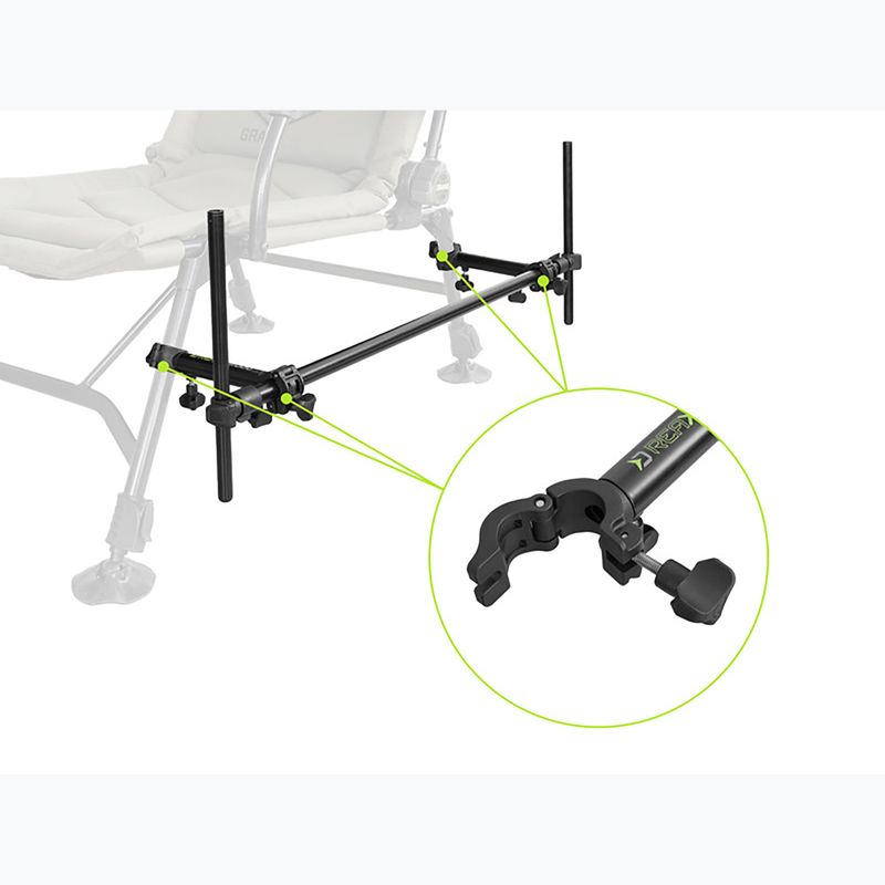 Кріплення для вудилищ Delphin Reaxe Unifix Duo 4