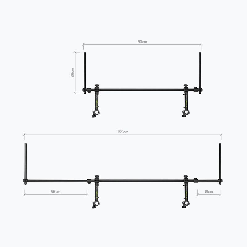 Кріплення для вудилищ Delphin Reaxe Unifix Duo 9