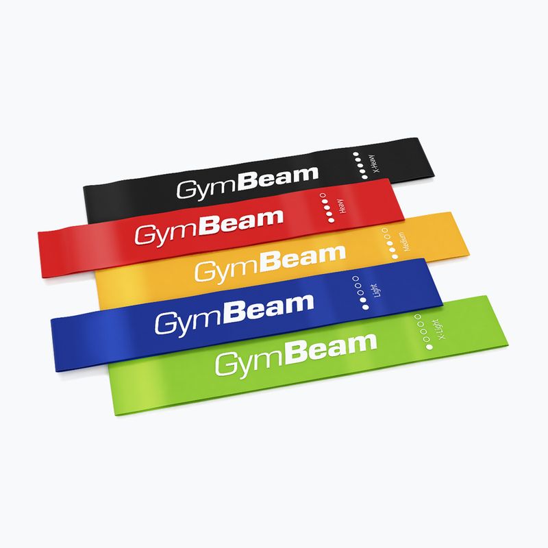 Набір гумок для тренувань GymBeam Resistance 5 5 шт. multicolor 2