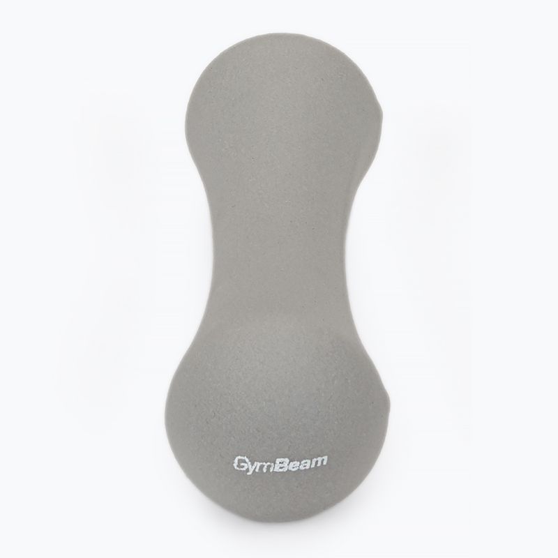 Гантелі GymBeam Neoprene Dumbbells 2 x 1 kg light grey 2