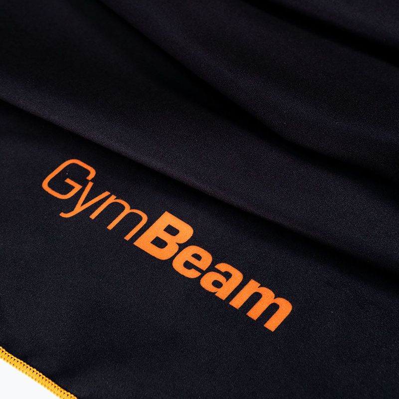 Рушник швидковисихаючий GymBeam black/orange 3