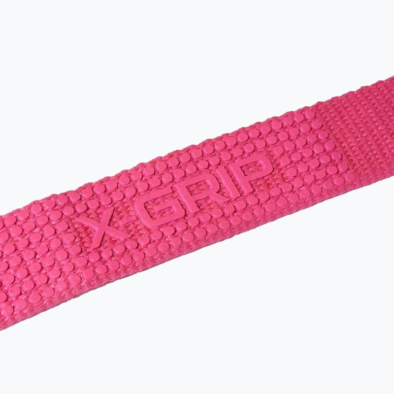 Ремені для важкої атлетики GymBeam X-Grip pink 4