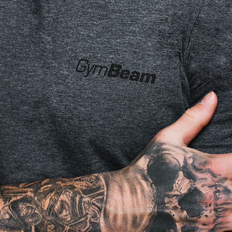 Футболка чоловіча GymBeam Basic dark grey 3
