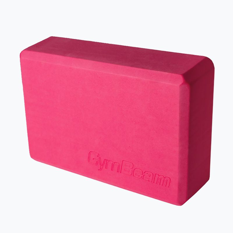 Блок для йоги GymBeam pink 2