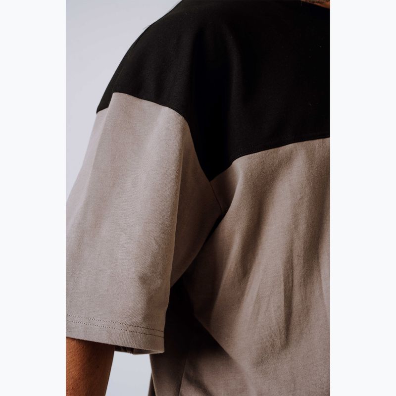 Футболка для тренувань чоловіча NEBBIA Power Oversize light brown ash 7