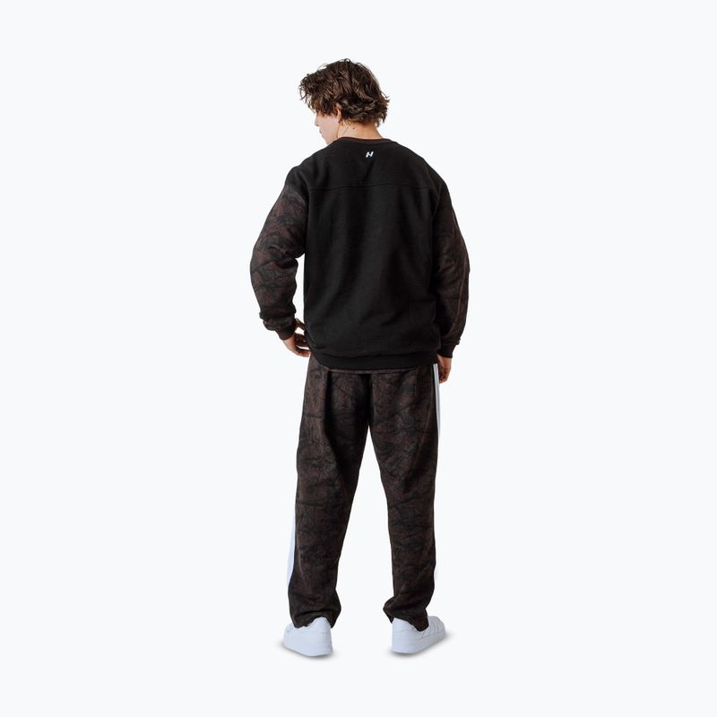 Кофта чоловіча NEBBIA Power FZ dark brown camo 4