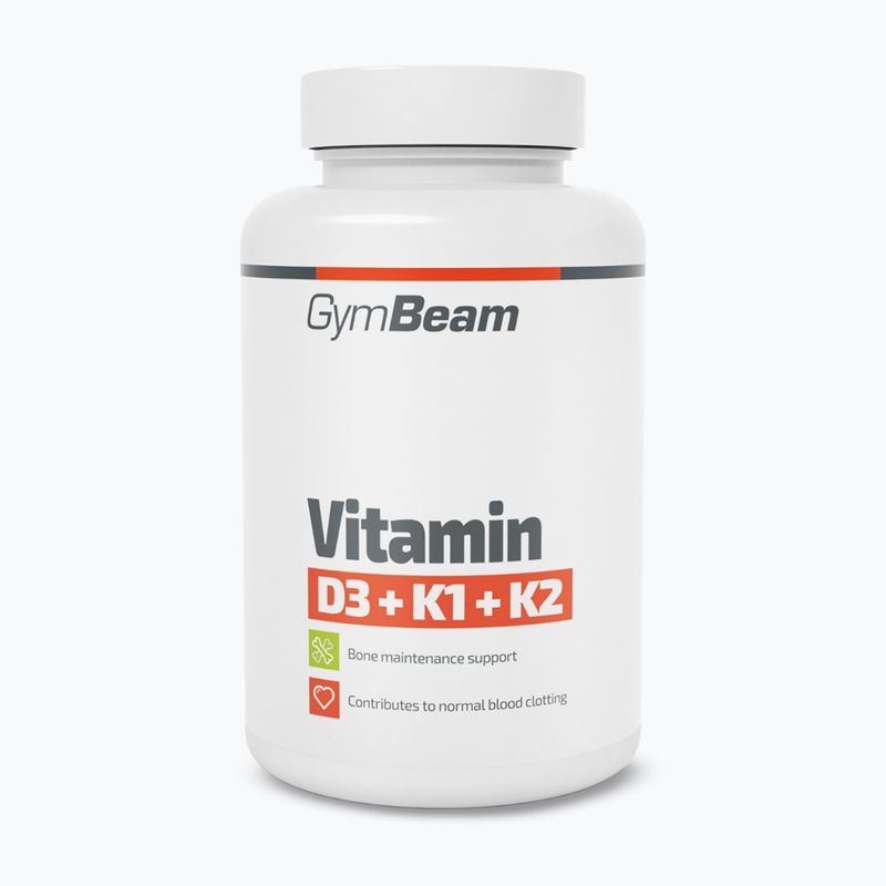Вітаміни GymBeam D3+K1+K2 60 капсул