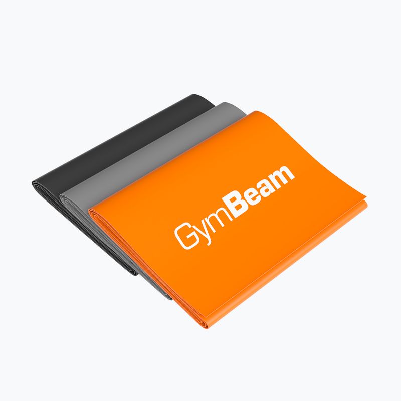 Набір стрічок GymBeam Resistance Band 3 шт black/grey/orange