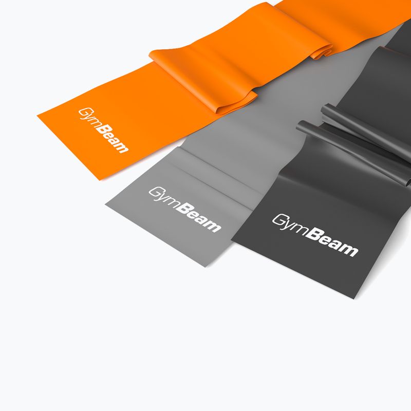Набір стрічок GymBeam Resistance Band 3 шт black/grey/orange 2