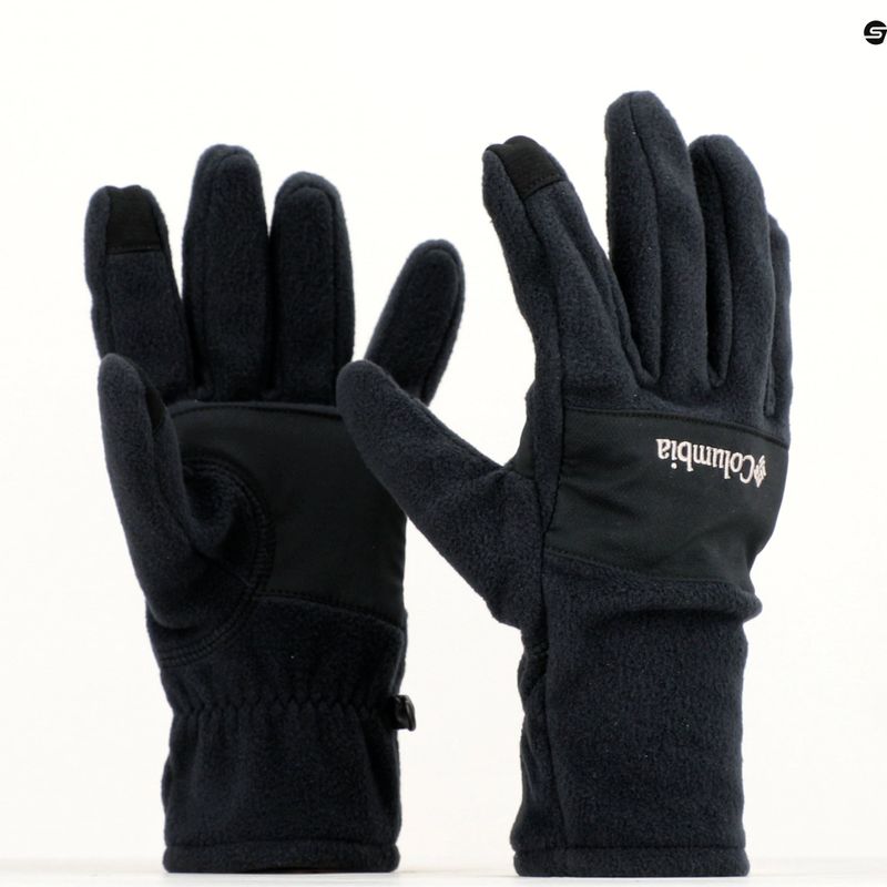 Чоловічі трекінгові рукавички Columbia Fast Trek II чорні 8
