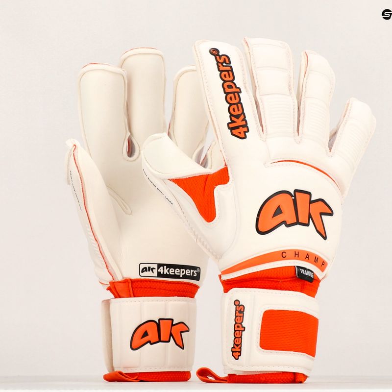 Воротарські рукавиці 4keepers Champ Training VI Rf2G білі 9