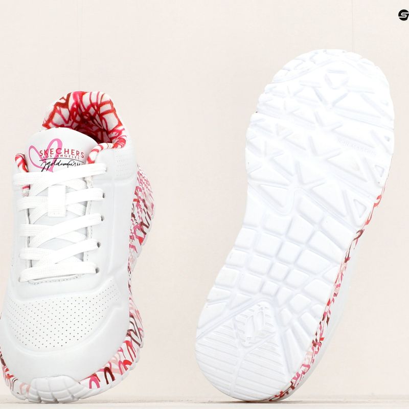 Кросівки дитячі SKECHERS Uno Lite Lovely Luv white/red/pink 12