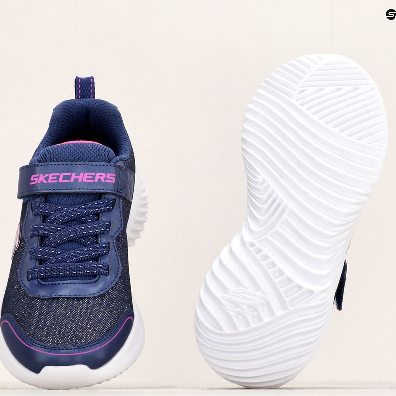 Кросівки тренувальні дитячі SKECHERS Bounder Girly Groove navy 18