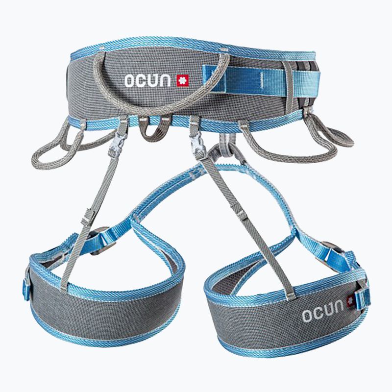 Пояс для скелелазіння чоловічий Ocun Twist Tech Eco grey/ blue 2