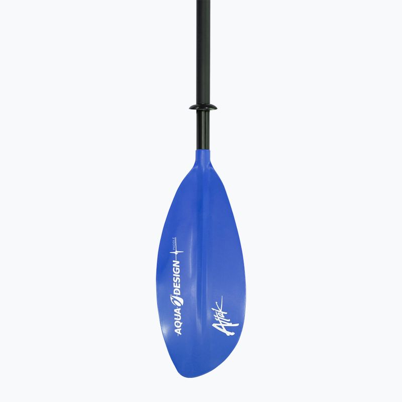 Весло для байдарки 4-компонентне AQUADESIGN K1 Attak 4 blue 2