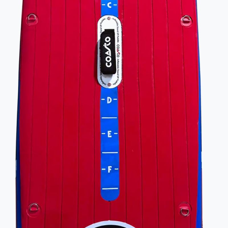SUP дошка Coasto Turbo 12'6'' синя/червона 5