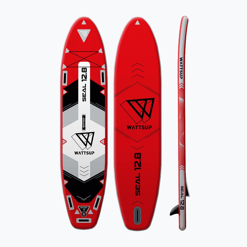 Дошка SUP WATTSUP Seal 12'8" red 2