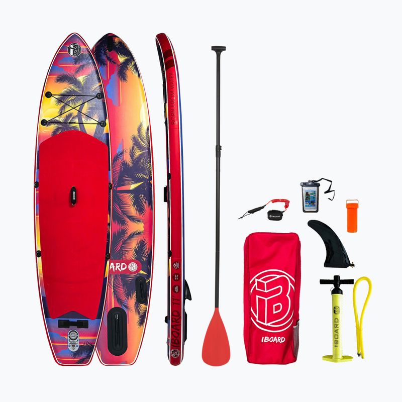 Дошка SUP iBoard Red Palm 11'