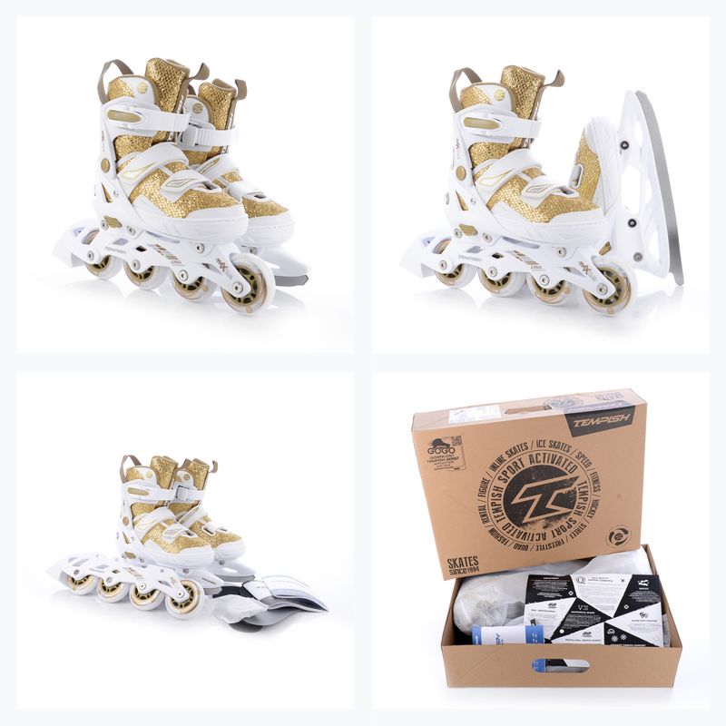 Роликові ковзани дитячі Tempish Enbo Duo Girl Gold gold 13