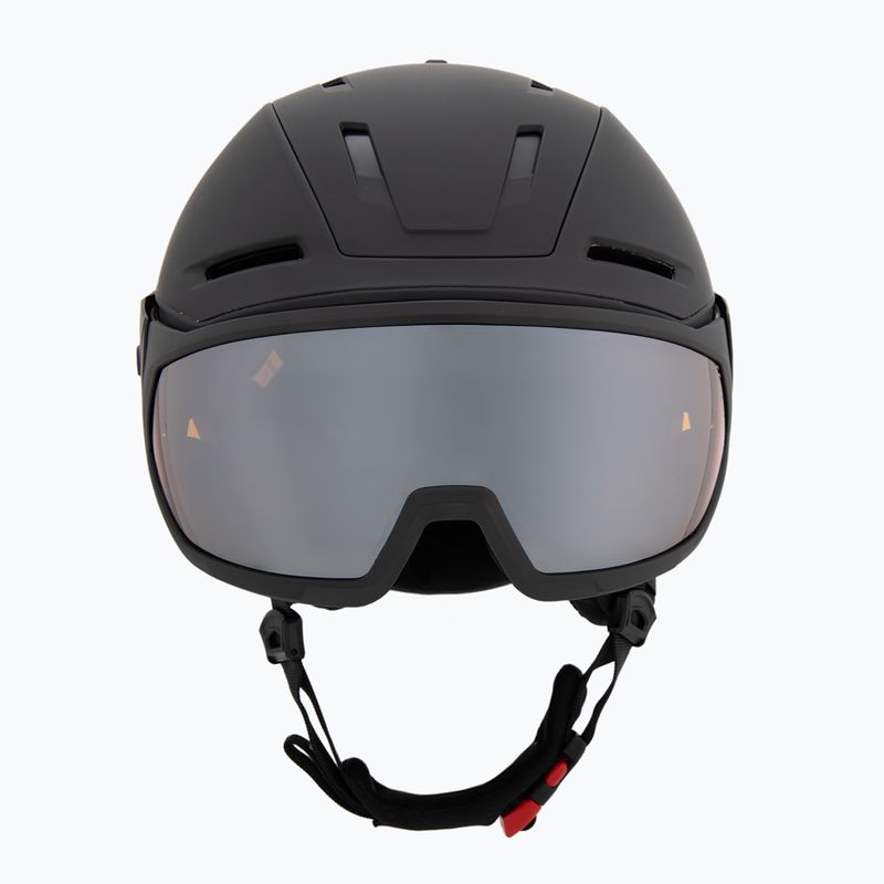 Шолом гірськолижний Blizzard Edge Visor black/mirror smoke 2