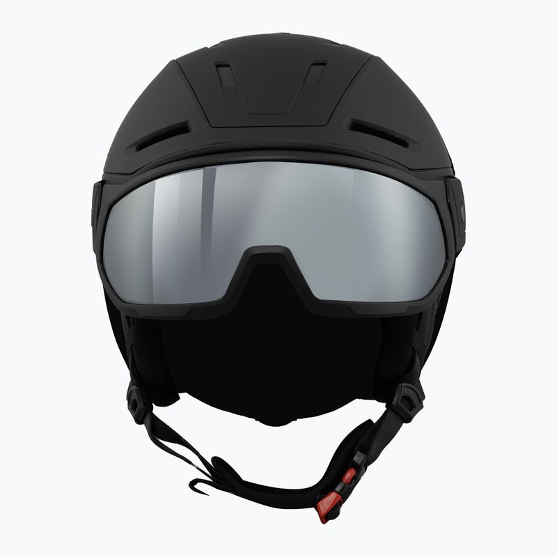 Шолом гірськолижний Blizzard Edge Visor black/mirror smoke 2