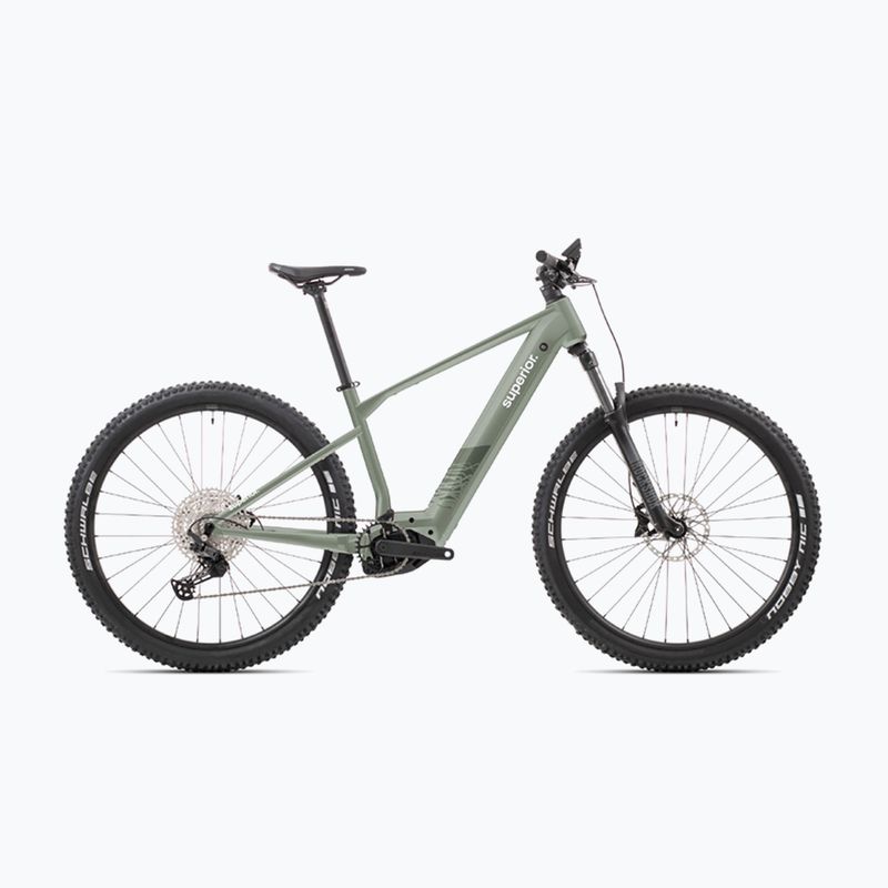 Велосипед електричний Superior eXC 6.3 625Wh matte green grey