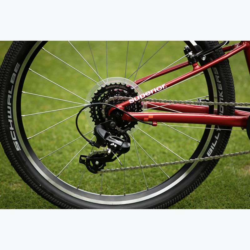Велосипед дитячий Superior RACER 24 gloss racing red 9