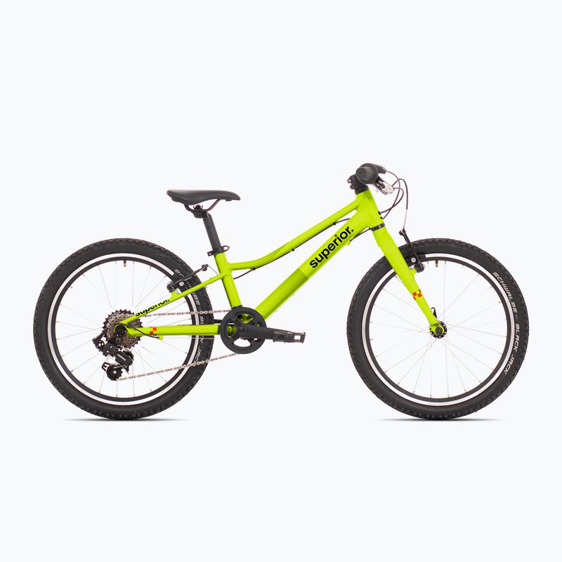 Велосипед дитячий Superior RACER 20 matte radioactive yellow