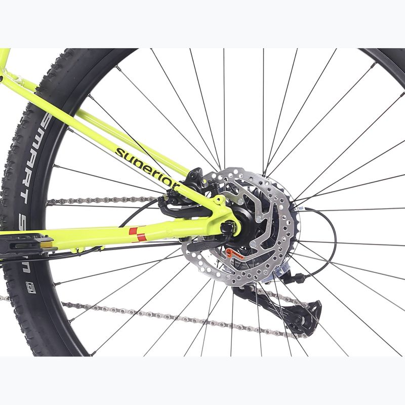 Велосипед підлітковий Superior RACER 27 matte radioactive yellow 8