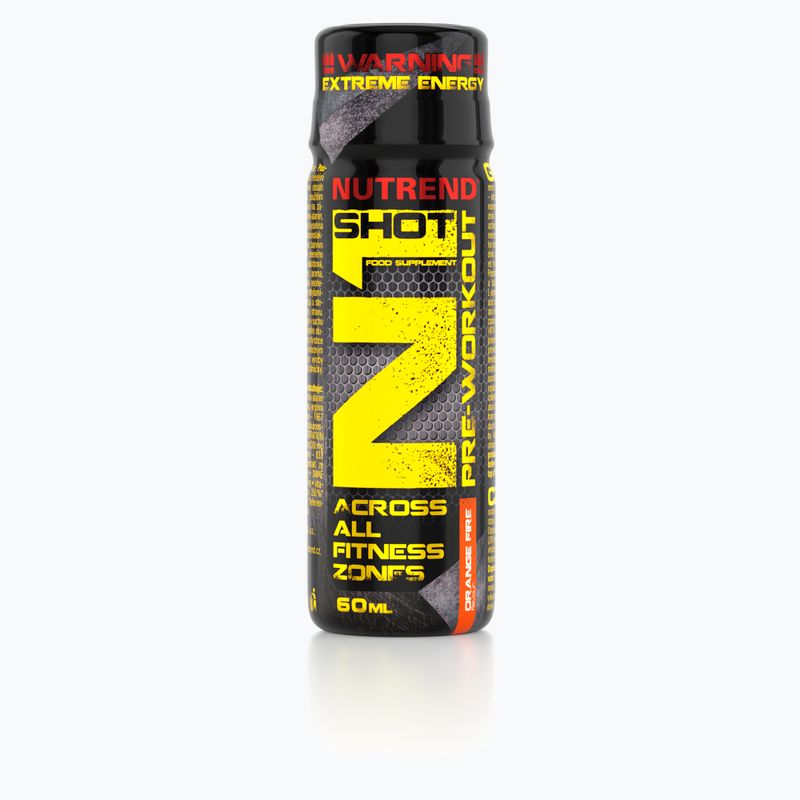 Передтренувальні шоти Nutrend Pre-Workout N1 20X60мл апельсин VT-078-1200-PO 2