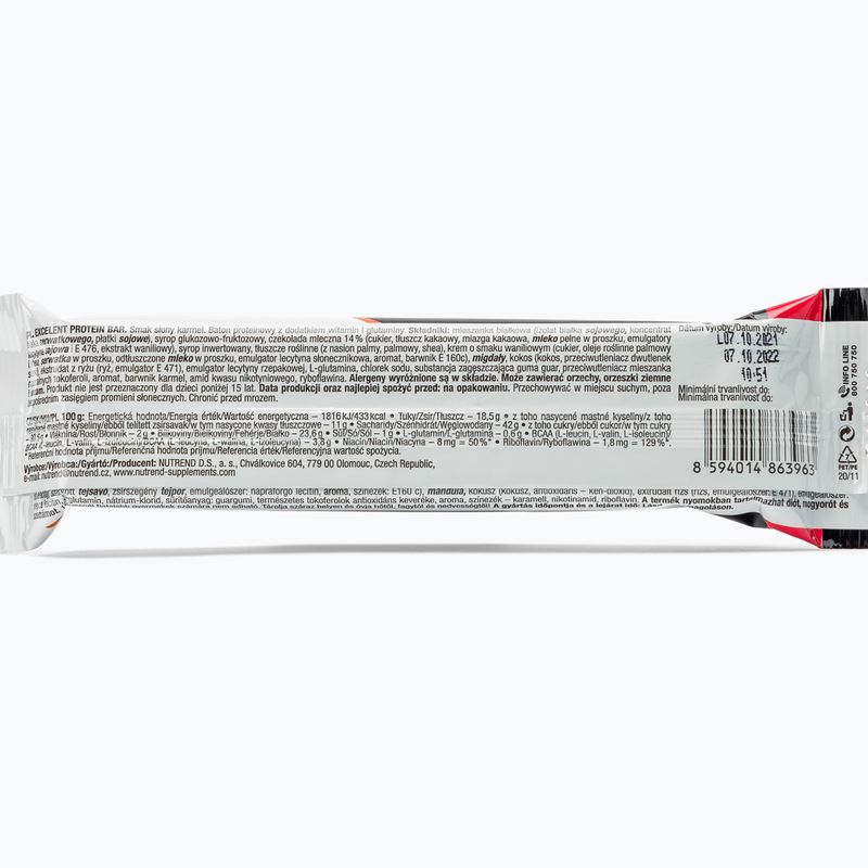 Протеїновий батончик Nutrend Excelent Protein Bar 85г солона карамель VM-025-85-SKA 2