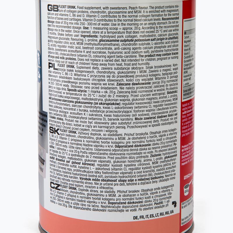 Flexit Drink Nutrend 400г регенерація суглобів персик VS-015-400-BR 2