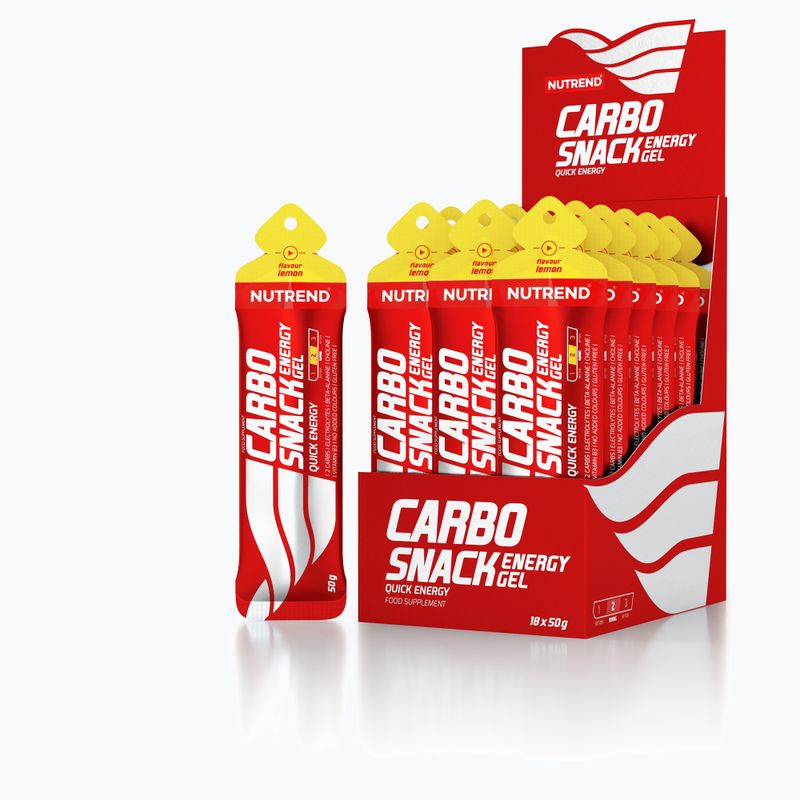 Енергетичний гель Nutrend Carbosnack пакетик 50г гіркий лимон Vh-004-50-CI