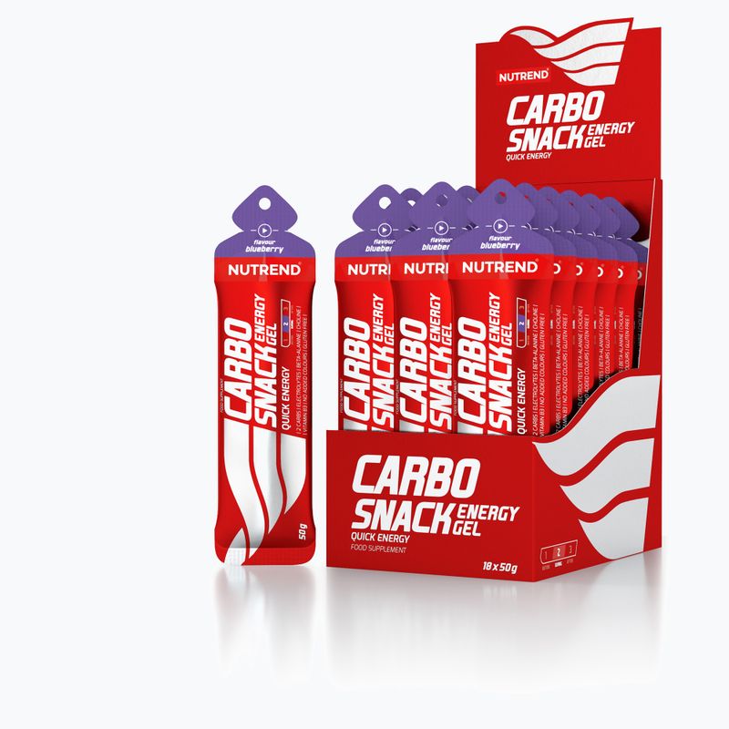 Енергетичний гель Nutrend Carbosnack пакетик 50г чорниця Vh-004-50-BO
