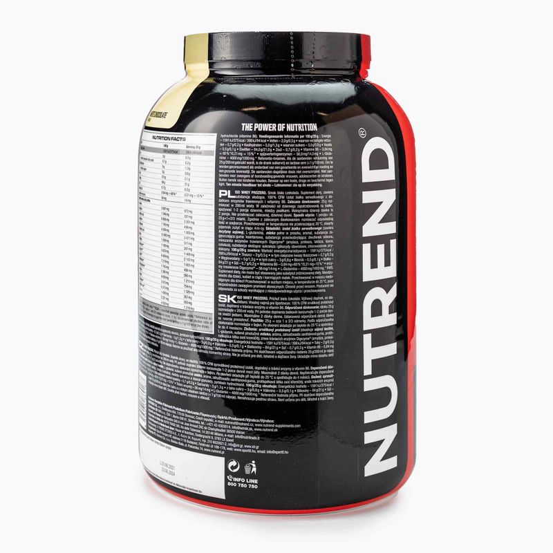Whey Nutrend Iso Prozero білий шоколад VS-102-500-BČ 2