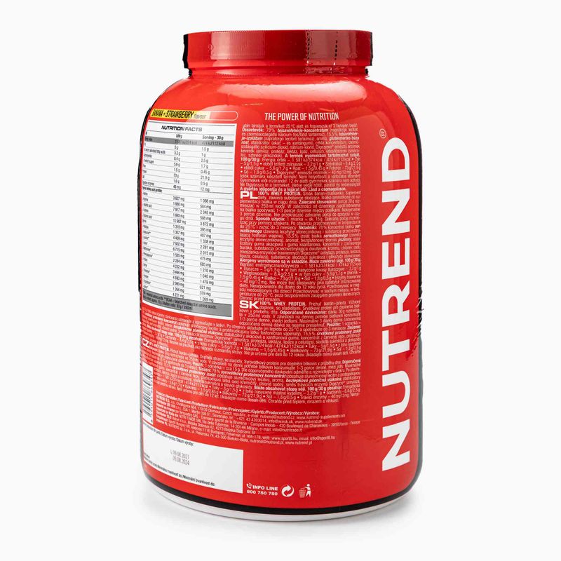Whey Nutrend 100% Protein 2,25кг банан-полуниця VS-032-2250-BAJH 2