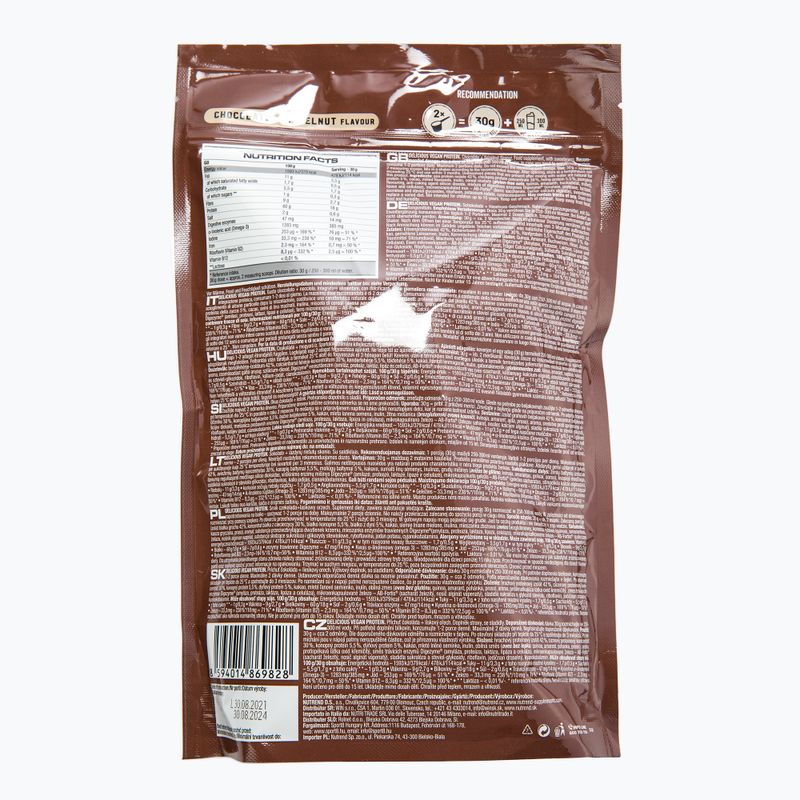 Протеїновий коктейль Nutrend Delicious Vegan Protein 450г шоколад-лісовий горіх VS-105-450-ČLO 2