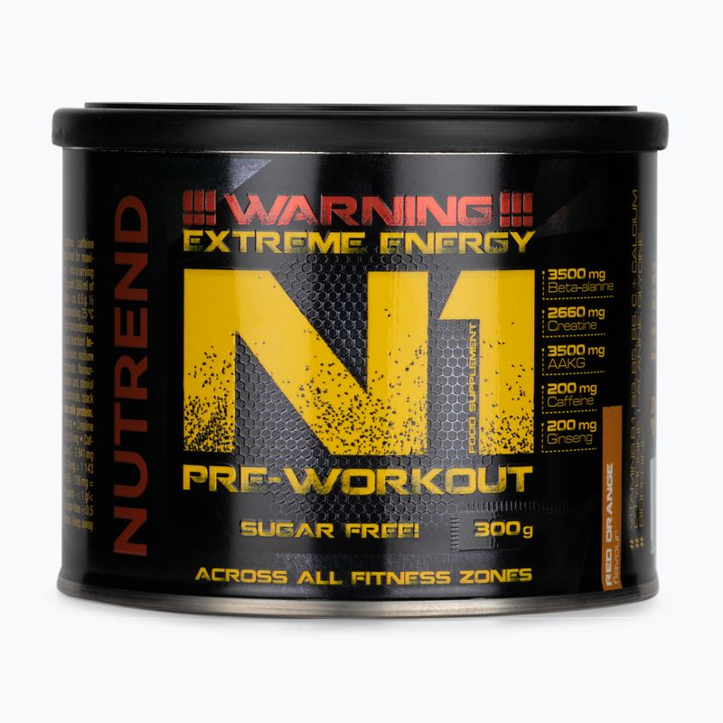 Передтренувальний комплекс Nutrend Pre-Workout N1 300г апельсин VS-067-300-ČP