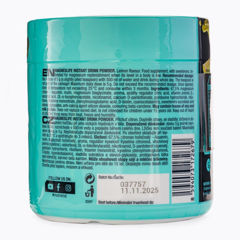 Магній Nutrend Magneslife Instant Drink Powder 300 g лимон VS-118-300-CI 3