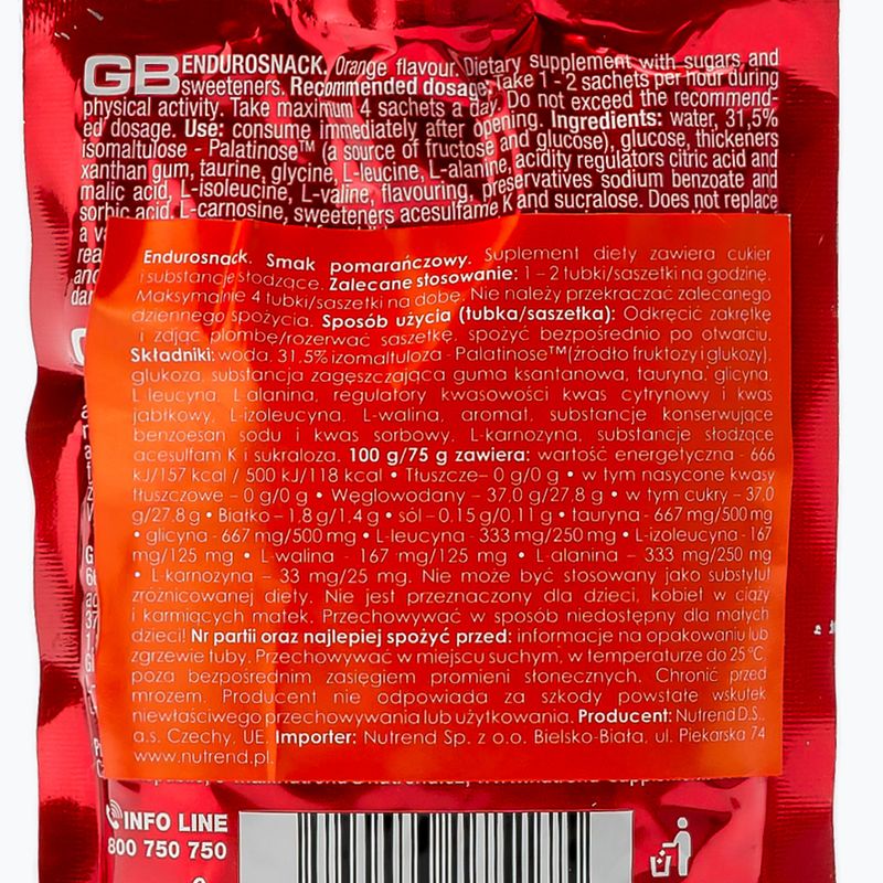 Енергетичний гель Nutrend Endurosnack пакетик 75г апельсин Vh-005-75-PO 2